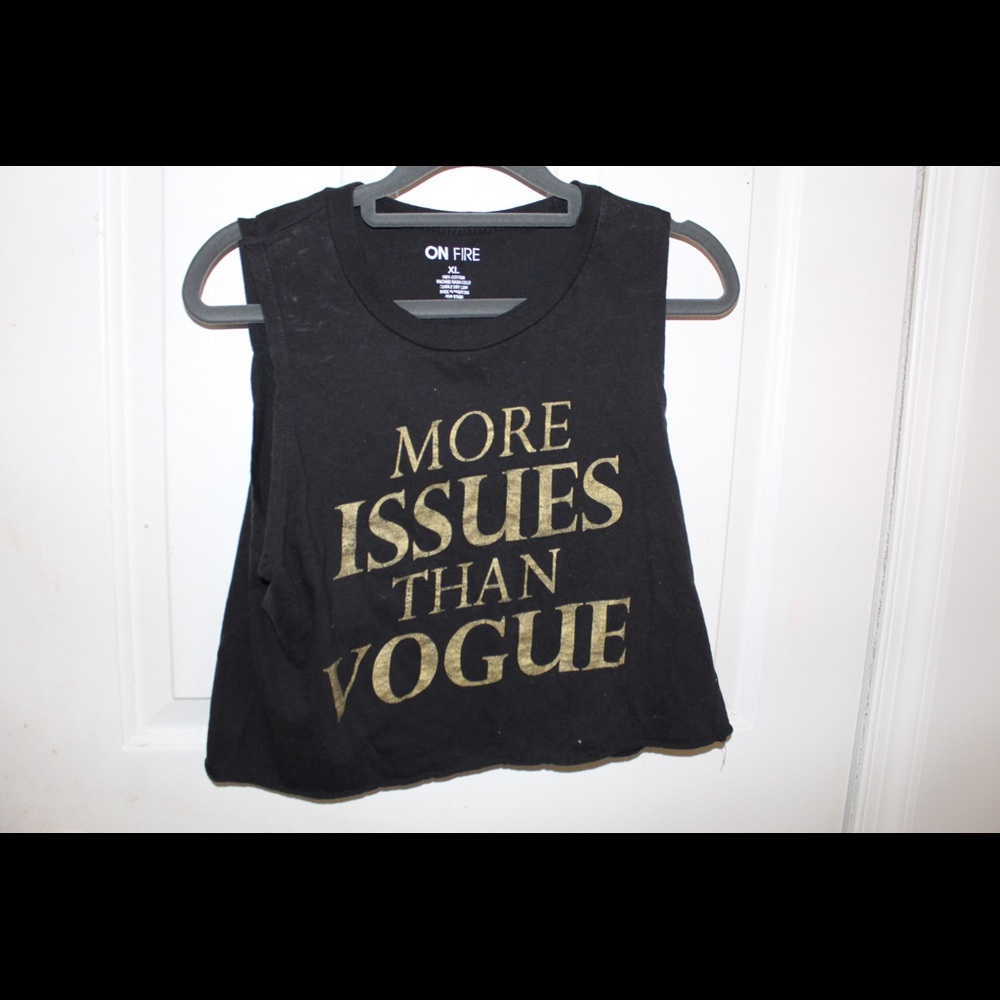 More issues than Vogue crop top